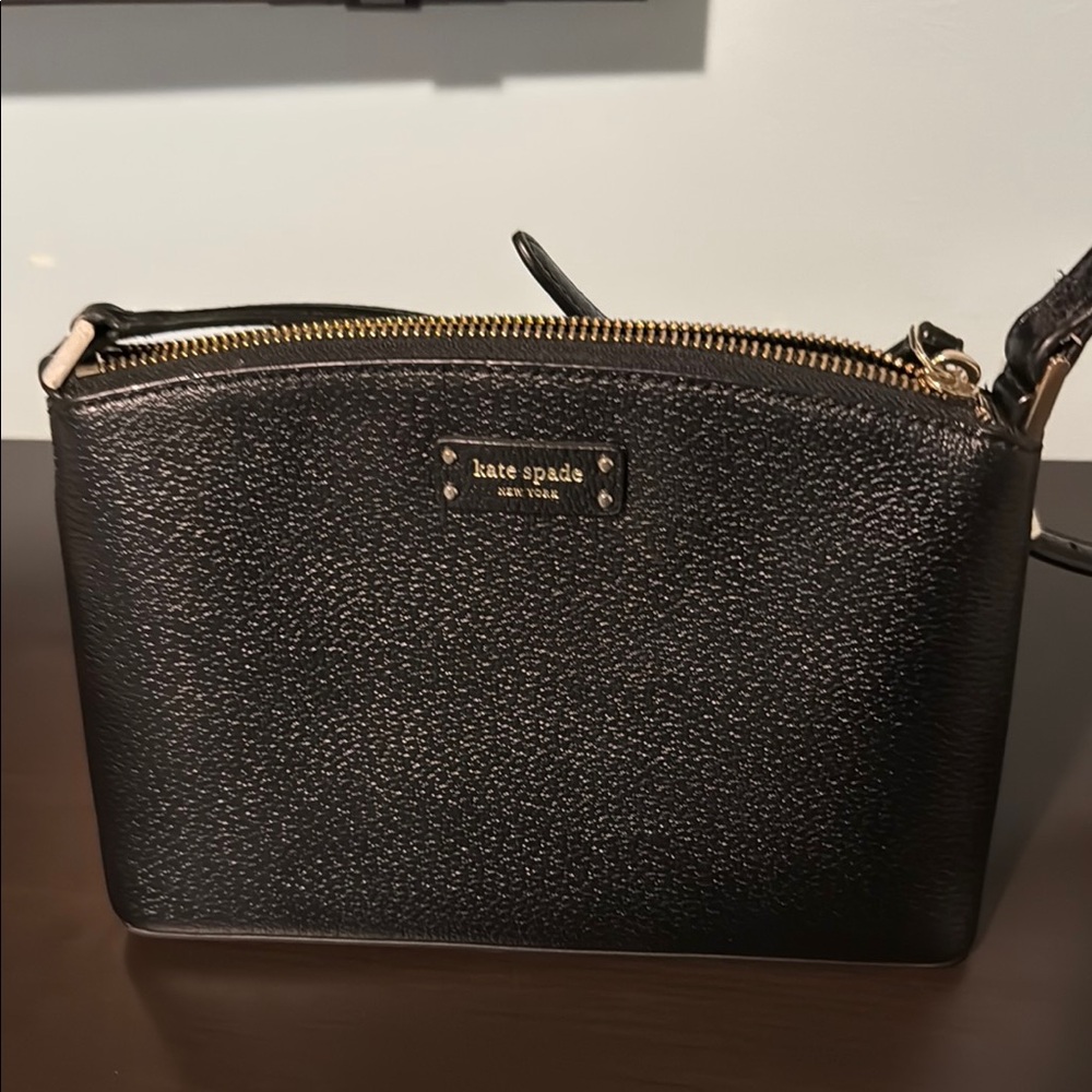 Kate Spade Textured Black Crossbody Bag